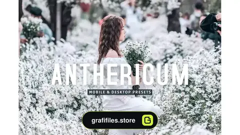 پریست لایت روم به همراه اکشن فتوشاپ Anthericum