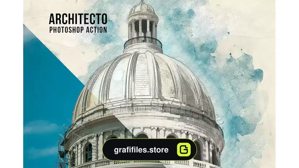 اکشن فتوشاپ افکت معماری Architecto Photoshop Action