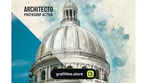 اکشن فتوشاپ افکت معماری Architecto Photoshop Action