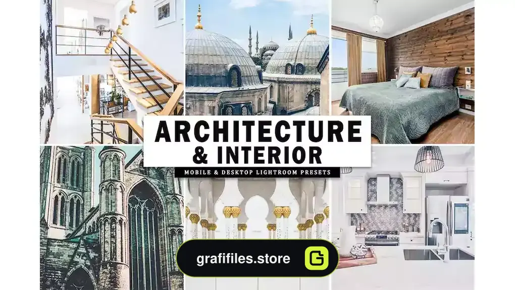پریست لایت روم معماری Architecture & Interior Lightroom Presets