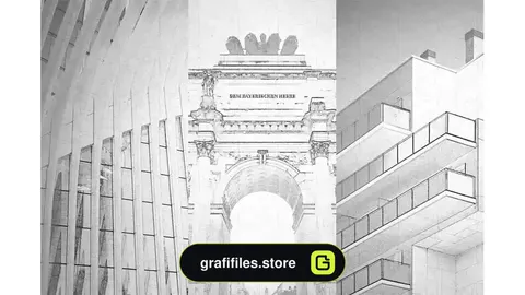 اکشن فتوشاپ افکت حرفه ایی اسکچ Architecture Master - Photoshop Action