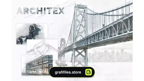 اکشن فتوشاپ افکت طراحی معماری Architex CS3+ Photoshop Action