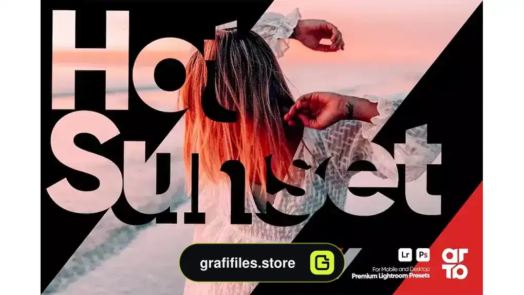 پریست لایت روم غروب ARTA - Hot Sunset Presets for Lightroom