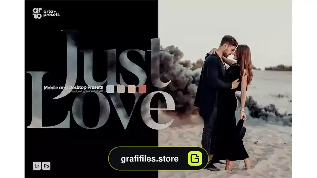 پریست لایت روم عاشقانه ARTA - Just Love Presets for Lightroom