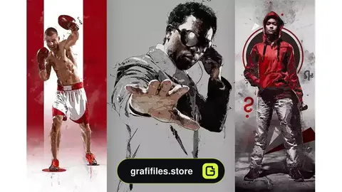 اکشن فتوشاپ تبدیل عکس به نقاشی روی بوم Canvas 2 Photoshop Action