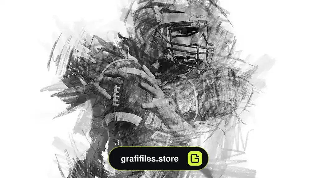 اکشن فتوشاپ تبدیل عکس به نقاشی زغالی Charcoal Photoshop Action