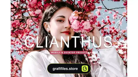 پریست لایت روم به همراه اکشن فتوشاپ Clianthus