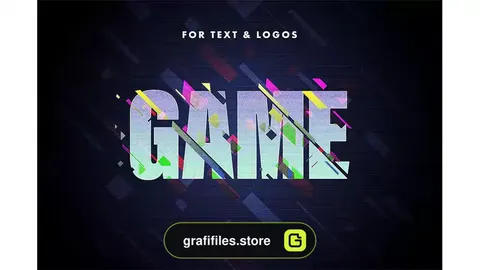 افکت متن گلیچ سایبری Cyber Glitching Effect