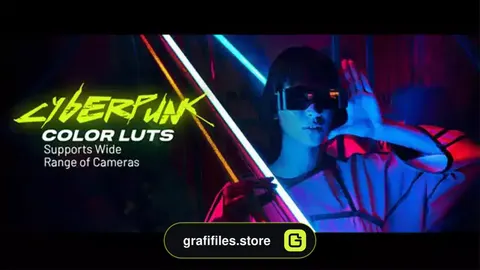 پریست اصلاح رنگ سایبرپانک Cyberpunk LUTs
