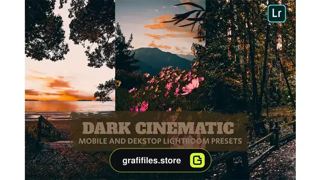 پریست لایت روم سینمایی تیره Dark Cinematic Lightroom Presets Dekstop Mobile
