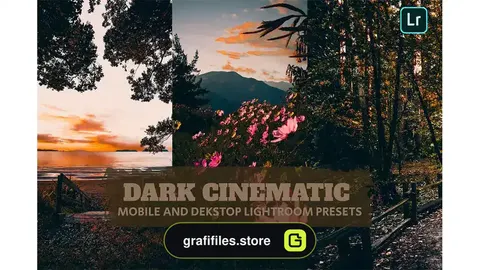 پریست لایت روم سینمایی تیره Dark Cinematic Lightroom Presets Dekstop Mobile