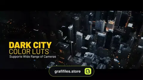 پریست فاینال کات اصلاح رنگ شهر تاریک Dark City LUTs for Final Cut