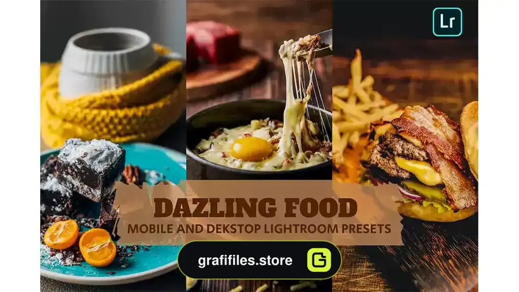 پریست لایت روم غذا Dazling Food Lightroom Presets