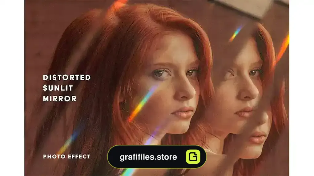 افکت تابش نور خورشید Distorted Sunlit Mirror Effect