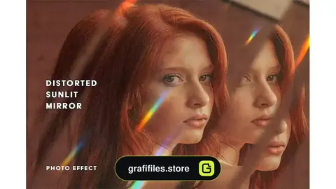 افکت تابش نور خورشید Distorted Sunlit Mirror Effect