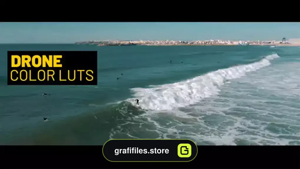 پریست رنگ فوتیج پهپاد Drone LUTs