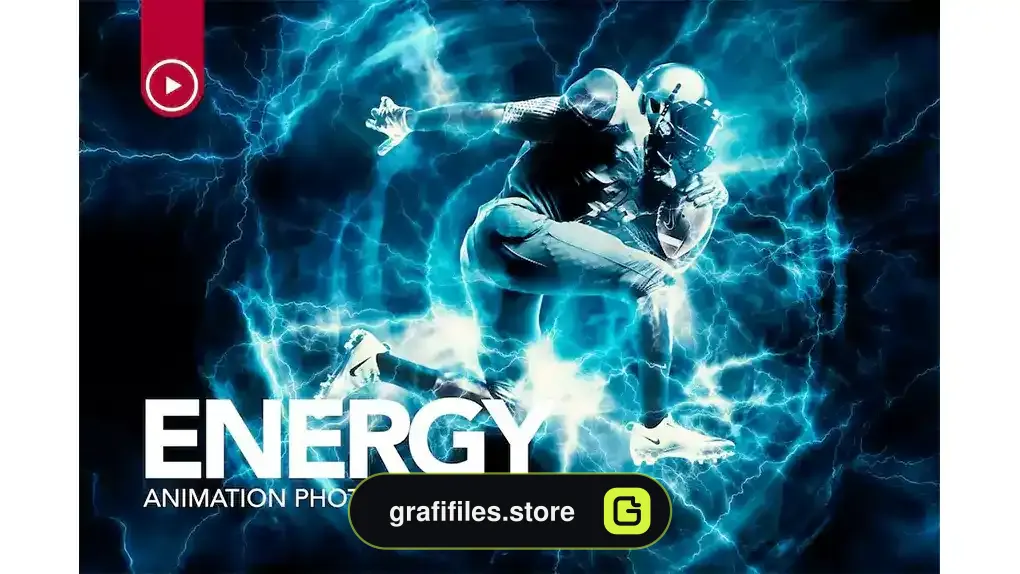 اکشن فتوشاپ انیمیشن انرژی Energy Animation Photoshop Action