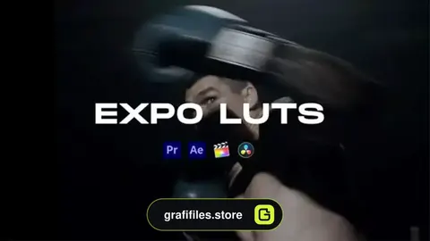 پریست رنگ Expo LUTs Color Presets