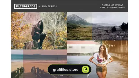 اکشن فتوشاپ سینمایی FilterGrade Film Series I Photoshop Actions