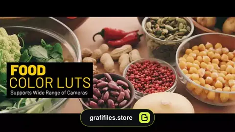 پریست فاینال کات اصلاح رنگ غذا Food LUTs for Final Cut