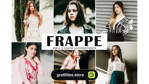 پریست لایت روم به همراه اکشن فتوشاپ Frappe Mobile & Desktop Lightroom Presets