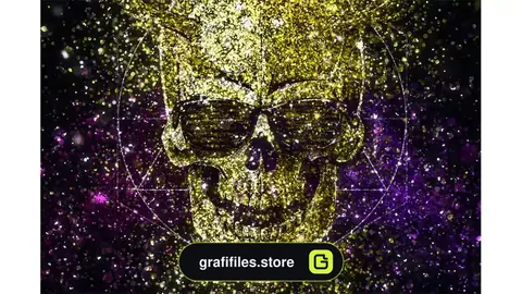 اکشن فتوشاپ طوفان ذرات ریز Glitterstorm Photoshop Action
