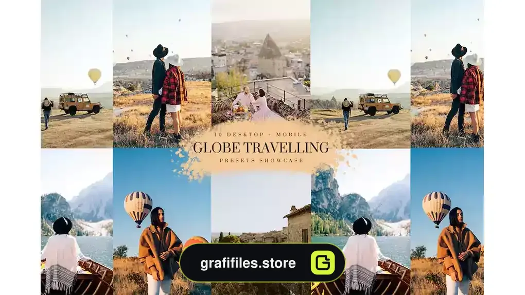 پریست لایت روم جهانگردی Globe Travelling Presets