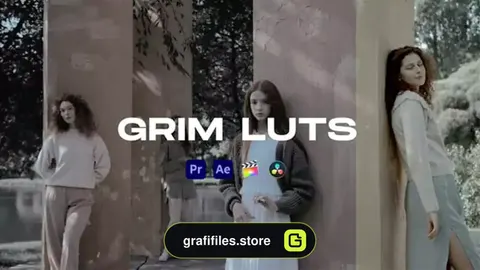 پریست رنگ Grim LUTs Color Presets