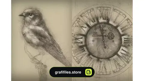 اکشن فتوشاپ تبدیل عکس به طراحی دستی Hand Drawn Photoshop Action