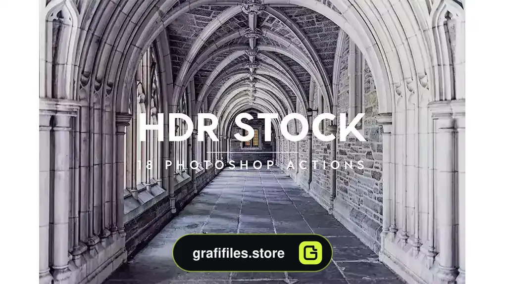 اکشن فتوشاپ افکت حرفه ایی HDR بر روی تصاویر HDR Stock Photoshop Actions