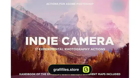 اکشن فتوشاپ Indie Camera Actions for Adobe Photoshop