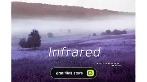 اکشن فتوشاپ افکت مادون قرمز Infrared Action