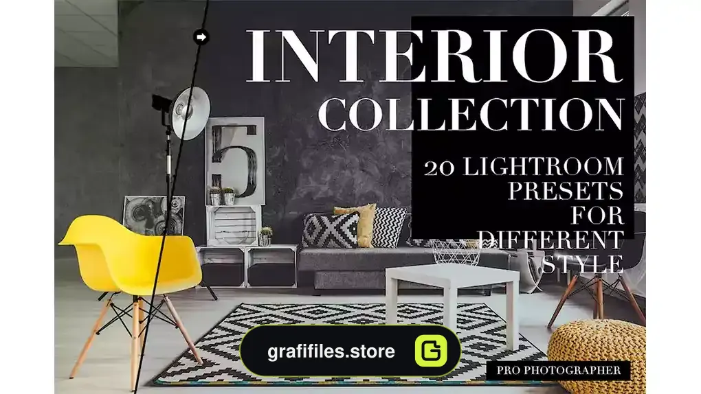 پریست لایت روم داخلی Interior Lightroom Presets