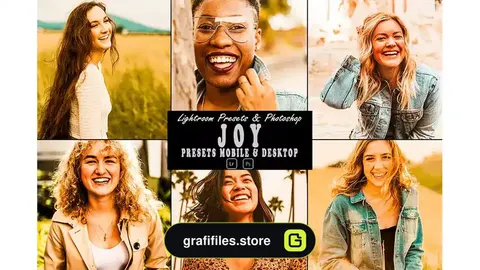 پریست لایت روم به همراه اکشن فتوشاپ Joy Tone
