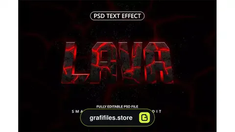 افکت متن Lava Text Effect