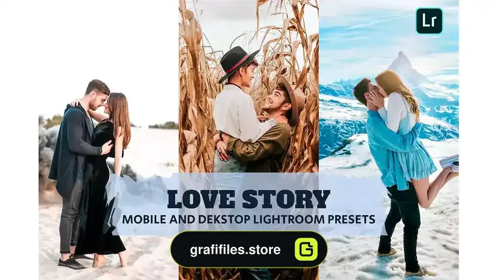 پریست لایت روم استوری عاشقانه Love Story Vibe Lightroom Presets Dekstop Mobile