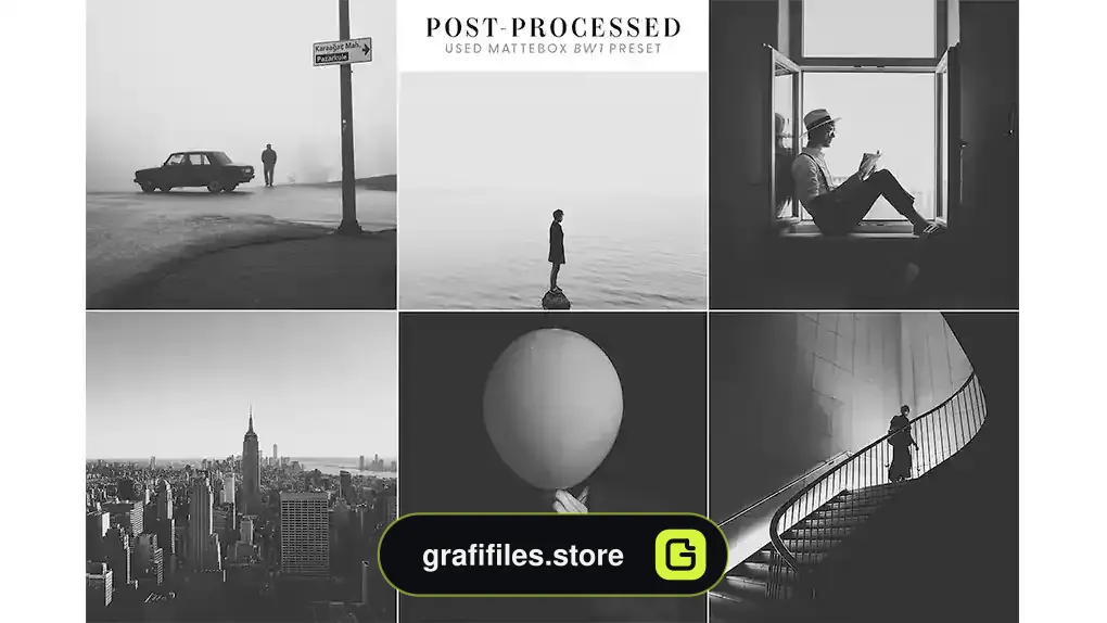 پریست لایت روم به همراه اکشن فتوشاپ Matte Box - Actions and Presets