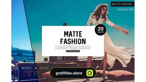 پریست لایت روم فشن Matte Fashion Lightroom Presets