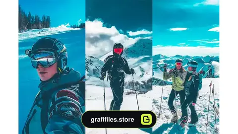 اکشن فتوشاپ کوهستان Mountain - Photoshop Action