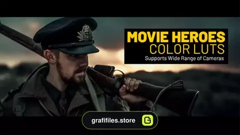 پریست اصلاح رنگ فیلم Movie Heroes LUTs