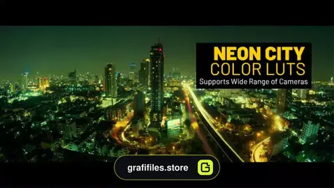 پریست رنگ شهر نئون Neon City LUTs