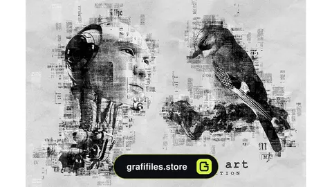 دانلود اکشن فتوشاپ ایجاد افکت هنری روزنامه بر روی تصاویر Newspaper Art Photoshop Action