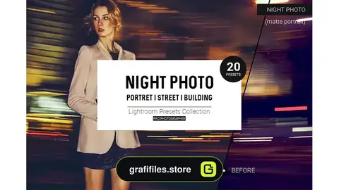 پریست لایت روم تصاویر شبانه Night Photo Lightroom Presets