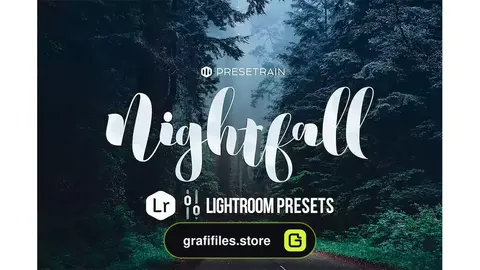 پریست لایت روم تاریکی شب Nightfall Dark Lightroom Presets