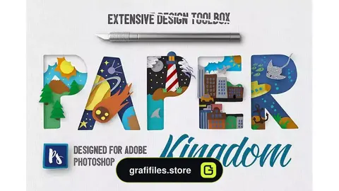 استایل فتوشاپ گرافیکی Paper Kingdom Photoshop Layer Styles