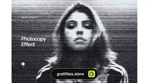 افکت عکس فتوکپی Photocopy Photo Effect