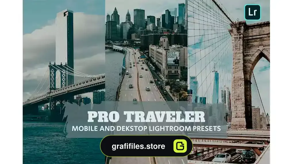 پریست لایت روم حرفه ایی مسافر Pro Traveler Lightroom Presets Dekstop and Mobile