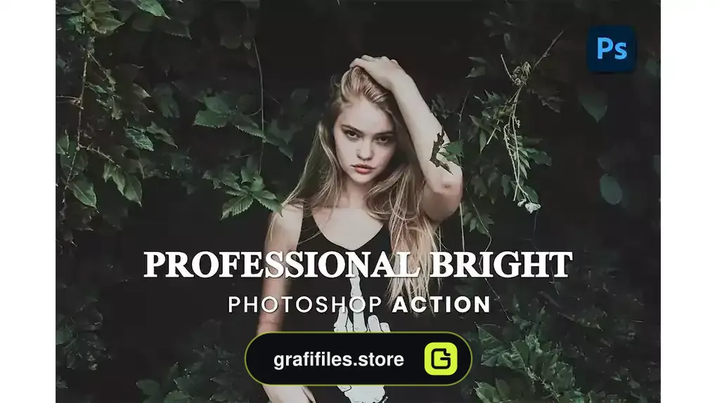 اکشن فتوشاپ حرفه ایی Professional Bright Photoshop Action