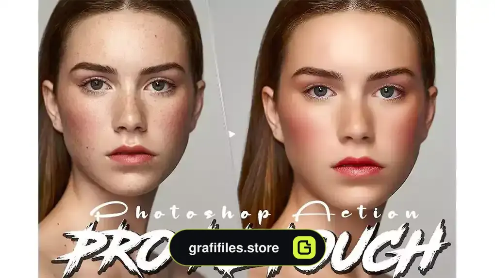 اکشن فتوشاپ روتوش پوست Professional Skin Retouching Photoshop Action