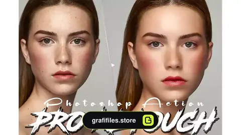 اکشن فتوشاپ روتوش پوست Professional Skin Retouching Photoshop Action